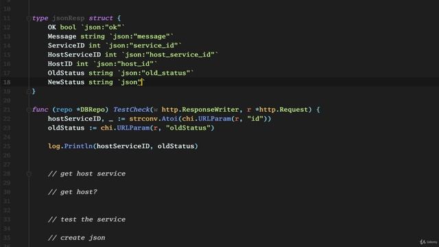 22. Manually Testing a host service 1