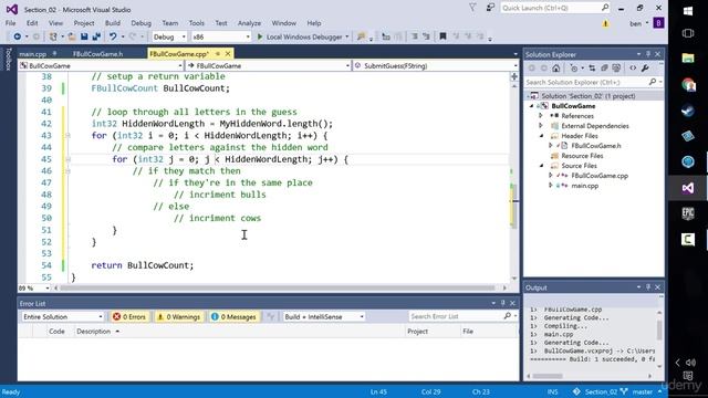 [Udemy UE4 C++] 034 Using if Statements in C