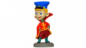 Вовка в Тридевятом царстве для 3Д печати STL