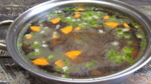 Греческий томатный суп с фасолью