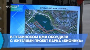 В губкинском ЦМИ обсудили с жителями проект парка «Бионика»