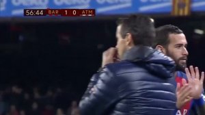 Барселона 1-1 Атлетико Мадрид Кубок Испании 1/2 финала 07.02.2017 HD