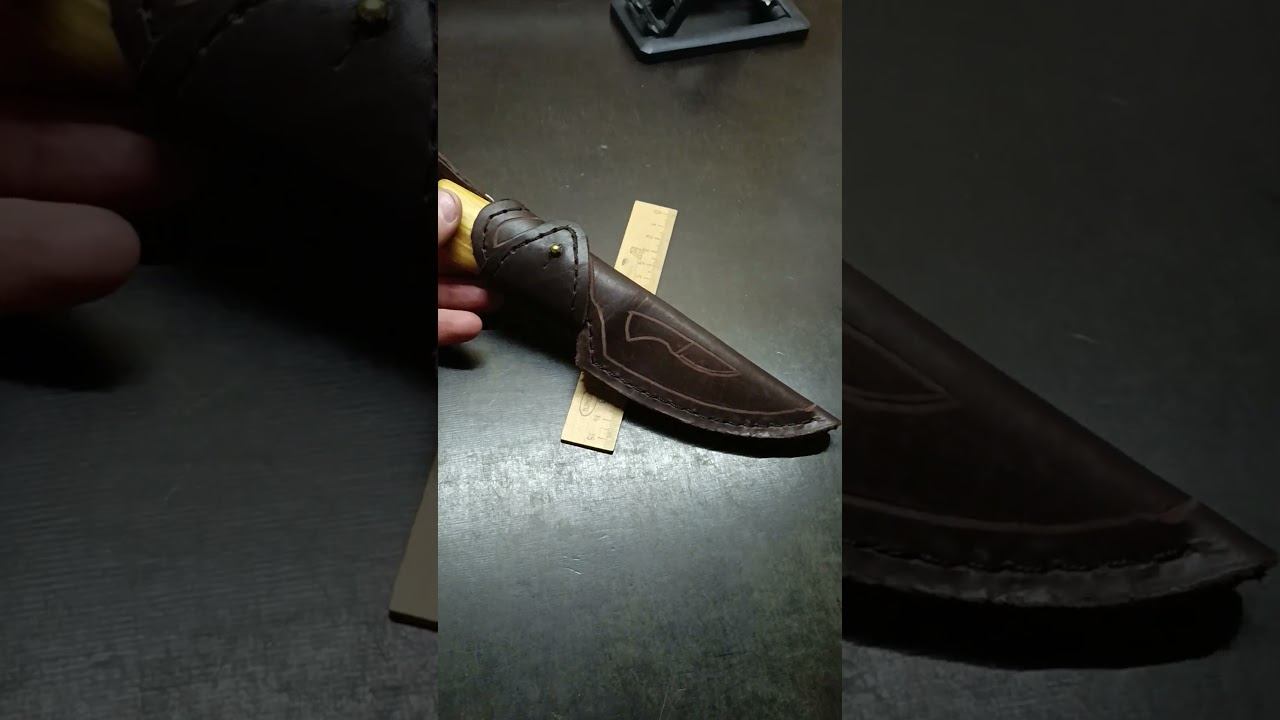 Нож из мехпилы+ножны. смотреть онлайн