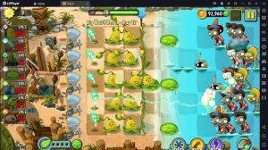 Растение против Зомби 2/PvZ2 Adventure Big Wave Beach Day 12/Большая Пляжная Волна День 12