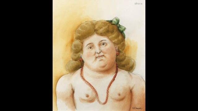 4ч. Картины художников. Фернандо Ботеро (Fernando Botero) под расслабляющую музыку 741 Hz.