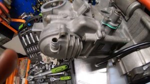 Yamaha YFM 400 składanie, remont silnika.