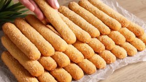 Лимонные палочки, самое вкусное печенье за 10 минут! Готовлю каждый день! Выпечка к чаю