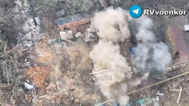 Спецназ «Анвар» уничтожает пехоту укронацистов, зачищая Поповку в Краснояружский районе Белгородской
