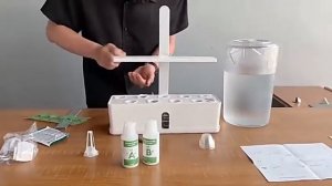 Гидропонная система на подоконнике Hydroponic system  Ссылка в комментариях/Product link in comment