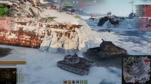 Батчат 25т ● Чисто союзник мечты! Поехала к топовым тяжам показать на что способен