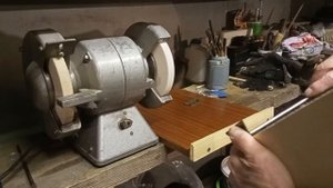 Заточка ножей ледобура. (Часть 1)