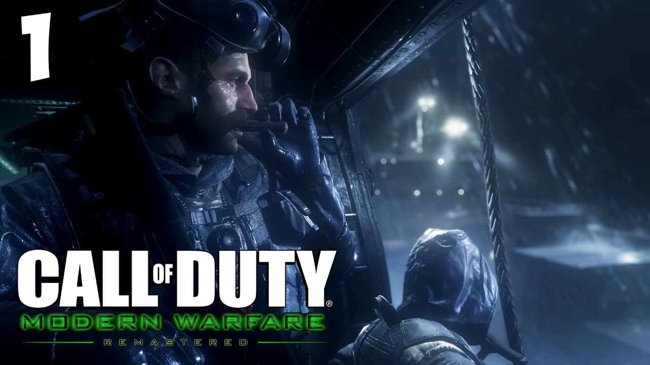 Call of Duty Modern Warfare Remastered (прохождение) - Пролог Миссия Новобранец и Корабль #1
