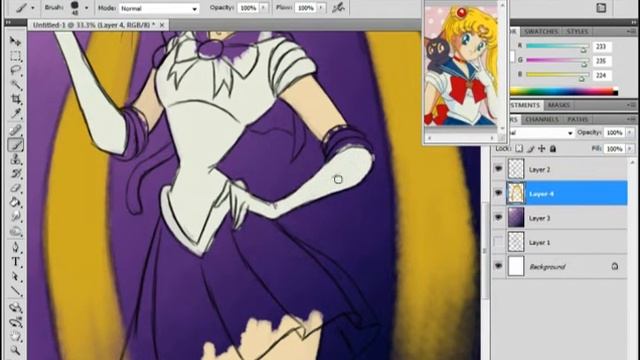 SAILOR MOON :HASANI SKETCH WEEKLY-Hasani walker смотреть онлайн