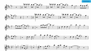 Scott McKenzie San Francisco Alto Sax Backing Track and Sheet Music