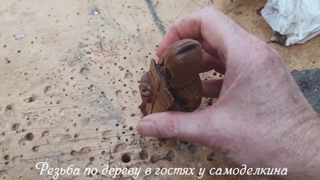 Резьба по дереву гравером - Рыцарь