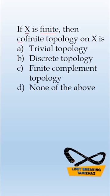 MCQ |Topology #competitiveexams #set_tamil #csir_tamil #trb_tamil #net_tamil #maths_in_tamil #short