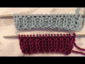 Резинка спицами.