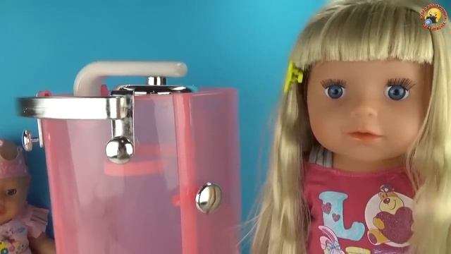 Душевая кабинка БЕБИ БОН Подарки и ТОРТ на ДЕНЬ РОЖДЕНИЯ Видео для детей с куклами Play Baby Doll смотреть онлайн