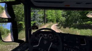Скрытая лесная дорога Euro Truck Simulator 2