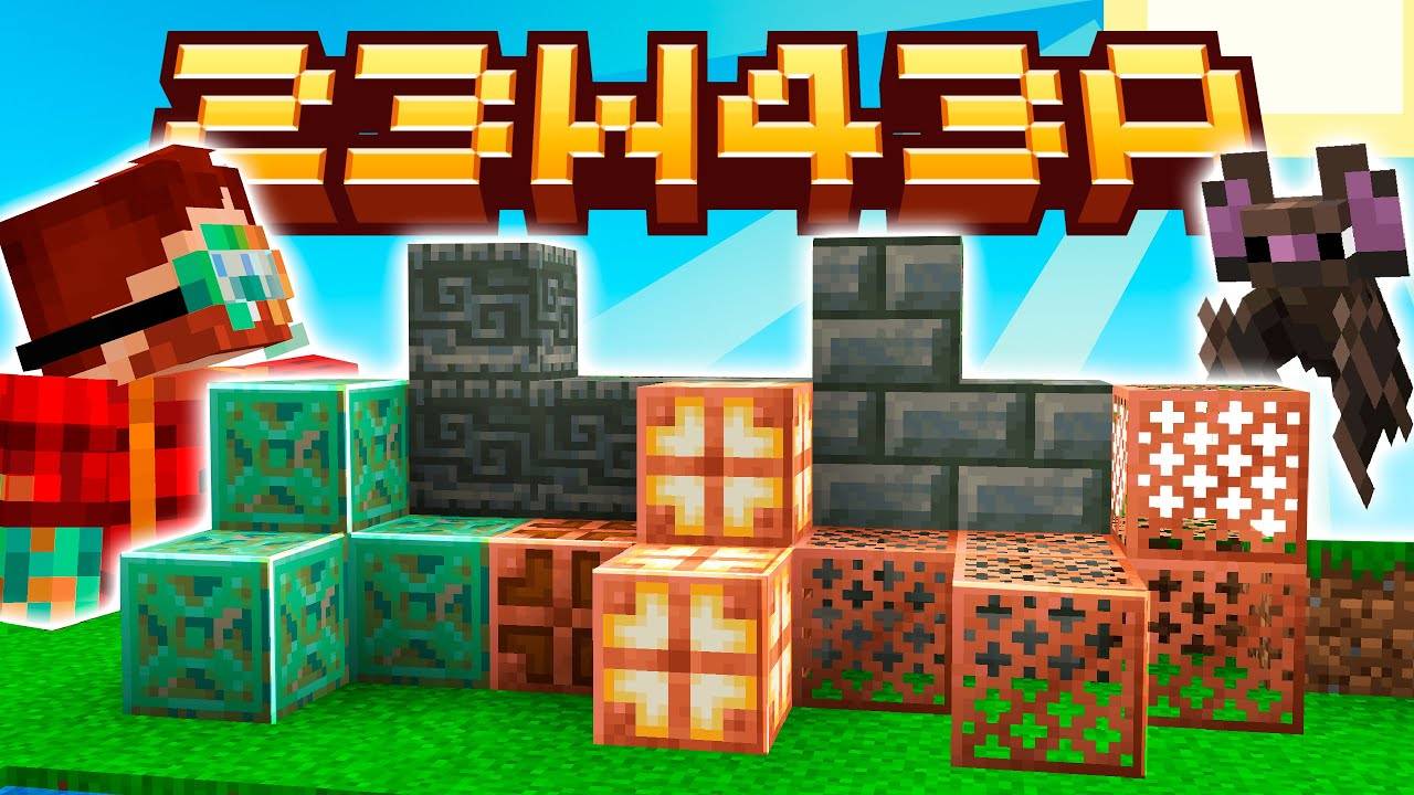 Майнкрафт 1.21 обновление! 23w43a   Блоки меди и Туфа