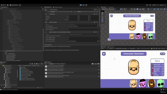 10 -Managing Settings & Character Selection