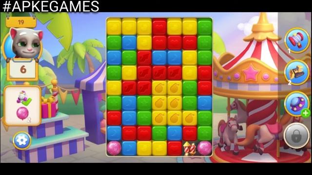 TALKING TOM FUN FAIR PART 3 GAMEPLAY