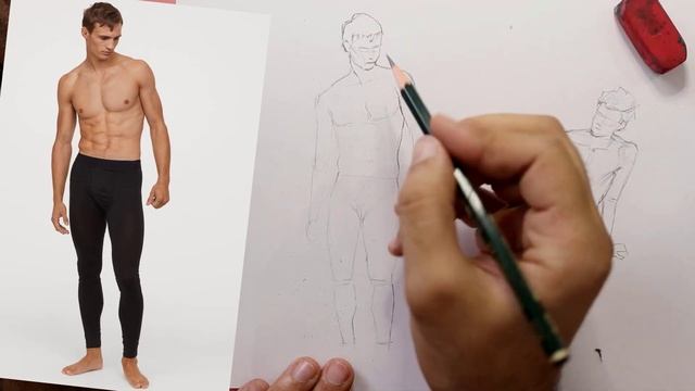 كيفية التدرب على رسم الجسم الأساسي / تشريح مُبسط لجسم الرجُل смотреть онлайн