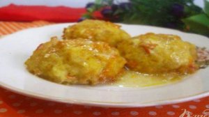 Тефтели с пшеном