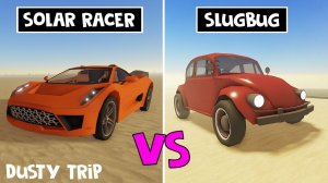 МИНИ ЖУК vs СПОРТ CAR в игре ПЫЛЬНАЯ ПОЕЗДКА роблокс | A dusty trip | Обзор новых машин