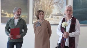 Открытие выставки живописи Вероники Лобаревой и Евгения Терехова "Дуэт" 19.04.2022 г.