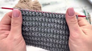 Фактурный узор для вязания кардиганов, жилетов, джемперов.