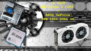AMD Ryzen 3 1200 + ASUS GeForce GTX 1060 DUAL OC + SSD XoMere 512 gb P02 m.2 NVMe pcie 3.0x4