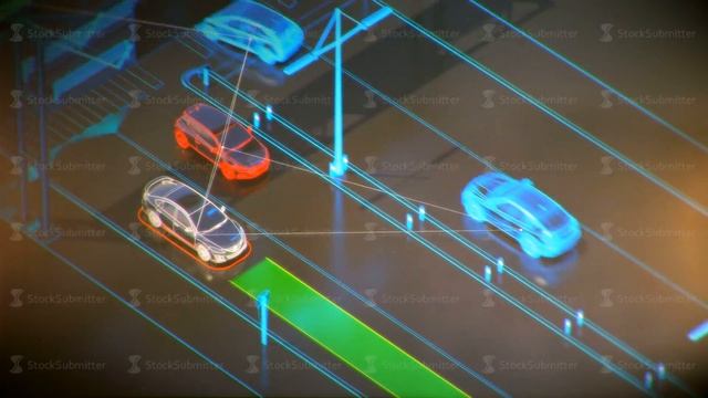 autonome transportation system concept, smart city, Internet of things, vehicle to vehicle, vehicle смотреть онлайн