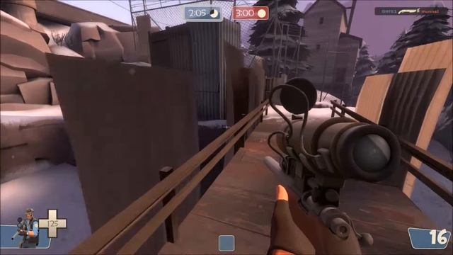 Team Fortress 2 - Sniper HeadShots (Gameplay) смотреть онлайн