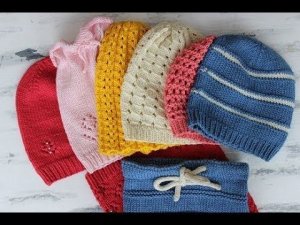 Обзор готовых работ: шапки, шапки сеточки и снуды на весенне-летний сезон!