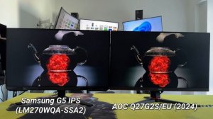 Самый долгожданный обзор - 27" AOC Q27G2S/EU против Titan Army P27A2