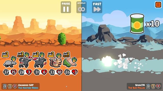 Turtle Pack 50/50 Shop! - Super Auto Pets смотреть онлайн