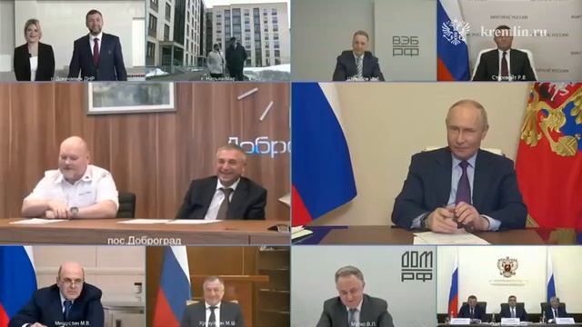 Путин заговорил по-немецки на Госсовете