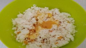 Ленивые вареники с курагой