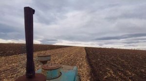 последний день оранки трактор т 150гусеничныи