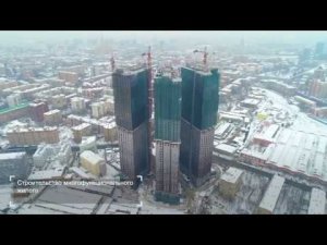 Грузопассажирские подъемники Scanclimber  и Stros. Объект - ЖК "Пресня Сити".