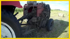 Как работает мини пресс подборщик?