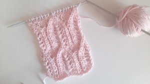 Красивейший ажурный узор спицами