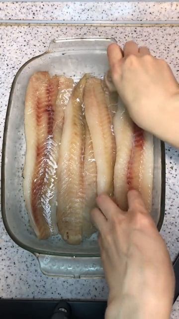 Сочный минтай под сырной шапочкой 😍
