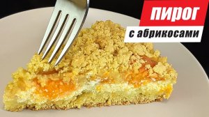 Абрикосовый пирог превзошел все мои ожидания! Насыпной пирог с абрикосами и творогом вкуснее торта!