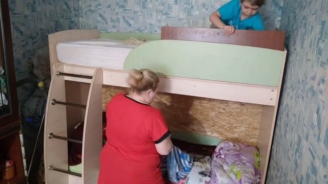 ✅УБОРКА УЖАСНОГО БАРДАКА//🧤МОТИВАЦИЯ НА УБОРКУ//УБОРКА В ДЕТСКОЙ КОМНАТЕ// ч. 1//ПРОСТО НАША СЕМЬЯ/