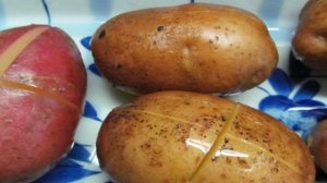 Картофель с чесноком