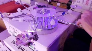 Сборка подключение красивой люстры 7 ламп!