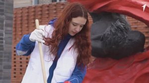 Первые Донецкой Народной Республики провели субботник на Мемориале шурфа шахты №4/4-бис!