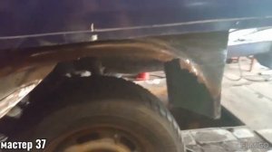 Замена порогов из профильной трубы 100×100 на ваз 2111 . часть 2